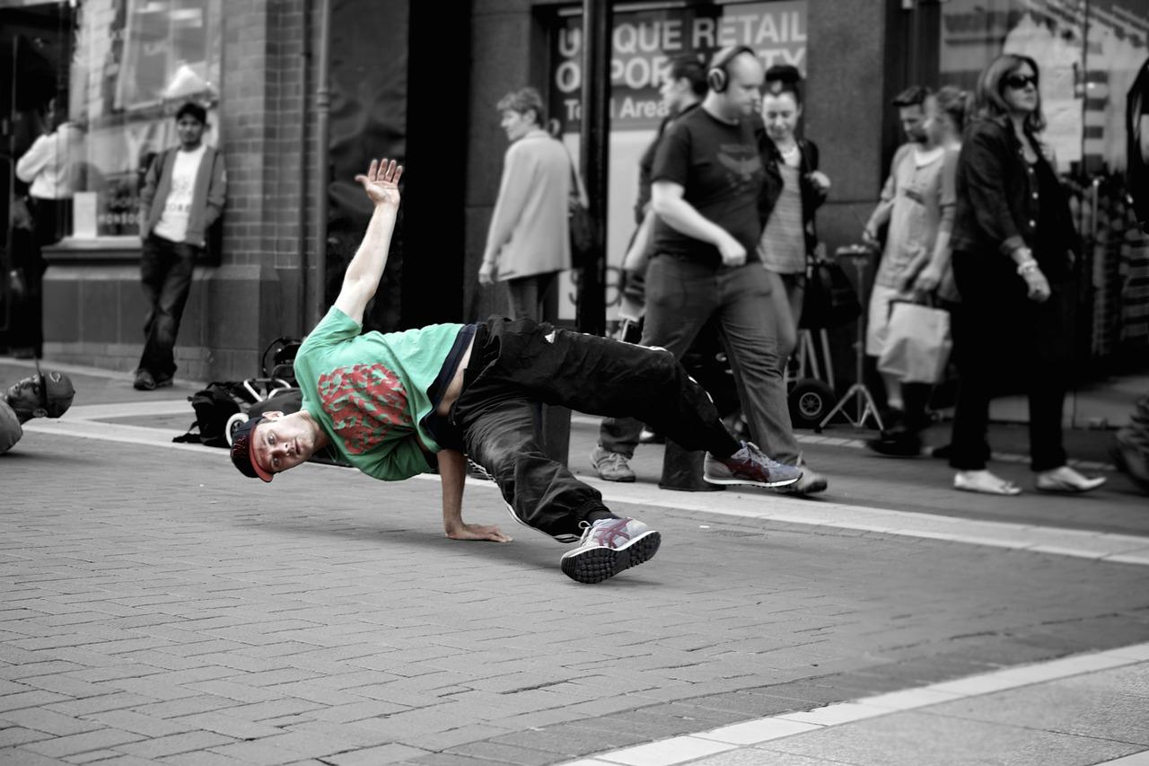 Danse de rue professionnelle break dance