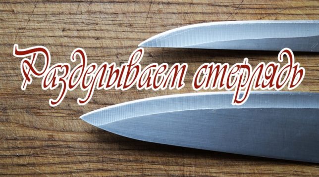 Couteaux sur la table